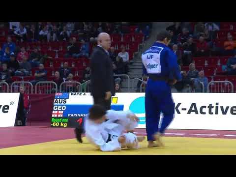 Dusseldorf Grand Slam JUDO 2020 KATZ Joshua AUS  VS PAPINASHVILI Jaba