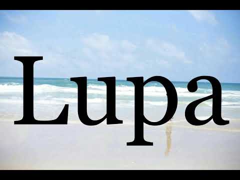 How To Pronounce Lupa🌈🌈🌈🌈🌈🌈Pronunciation Of Lupa