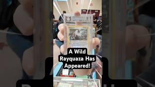 What do you do when a $22k Pokemon grail appears in the wild?! #pokemoncards  #rayquaza