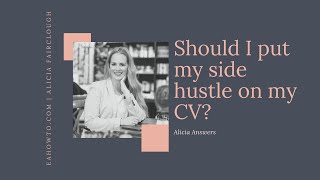 Should I put my side hustle on my resume? | Executive Assistant Advice
