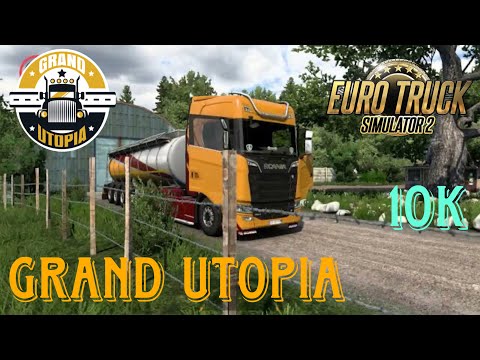 GRAND UTOPIA MAP ETS 2 . 1.40 v1.10 TRUCK DRIVING GRAND UTOPIA MAP MODS.
