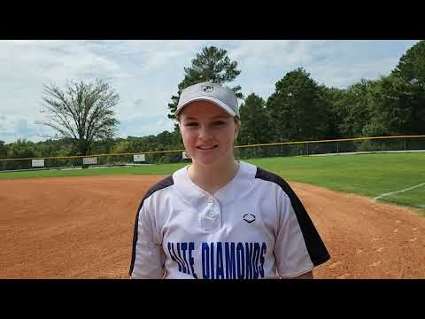 2023 Emma Coleman Softball Skills Video