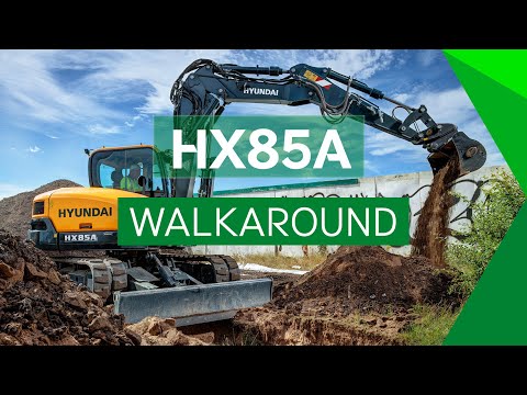 Hyundai HX85A, мини-экскаваторы
