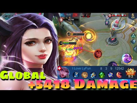 +5418 DAMAGE! ALICE BEST BUILD DAMAGE - TOP GLOBAL ALICE FULL GAMEPLAY | ALICE MOBILE LEGENDS