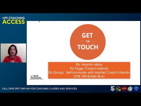 LIFE COACHING ACCESS | SELF-INNOVATION HACKS WITH MASTER COACH HASMIN MIROY