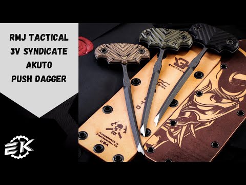 RMJ USA 3V Syndicate Akuto Push Dagger