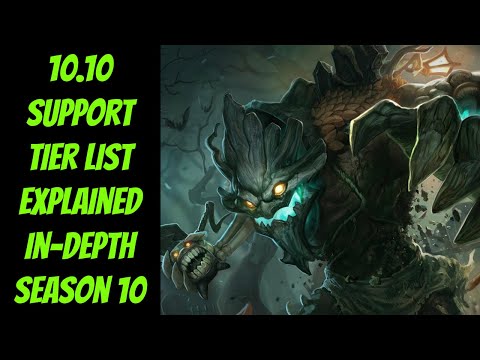 10.10 Support Tier List In-Depth -- Diamond Support POV -- League of Legends