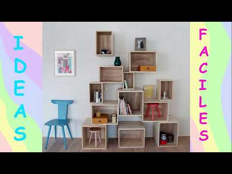 50 LINDAS IDEAS CON CAJAS DE FRUTAS DE MADERA - Manualidades con trozos de madera - crafts with wood