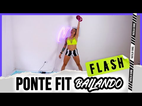 💪🏽 BAILE FIT FLASH en CASA #12 Cardio Dance QUEMA calorías - Zumba Dance Class - Natalia Vanq