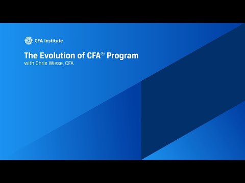 The Evolution of the CFA® Program
