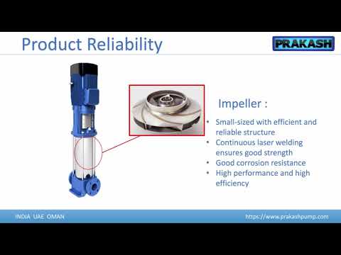 Prakash Vertical Multistage stainless steel pump