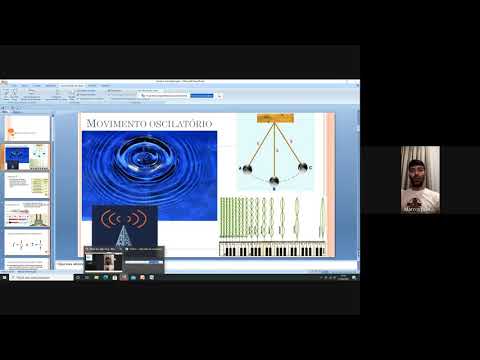 Aula sobre pêndulo simples e análise energética do sistema massa mola
