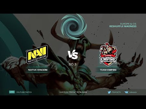 🤠 Navi матч на вылет [RU] Natus Vincere vs Team Empire | Bo3 | Reshuffle Madness