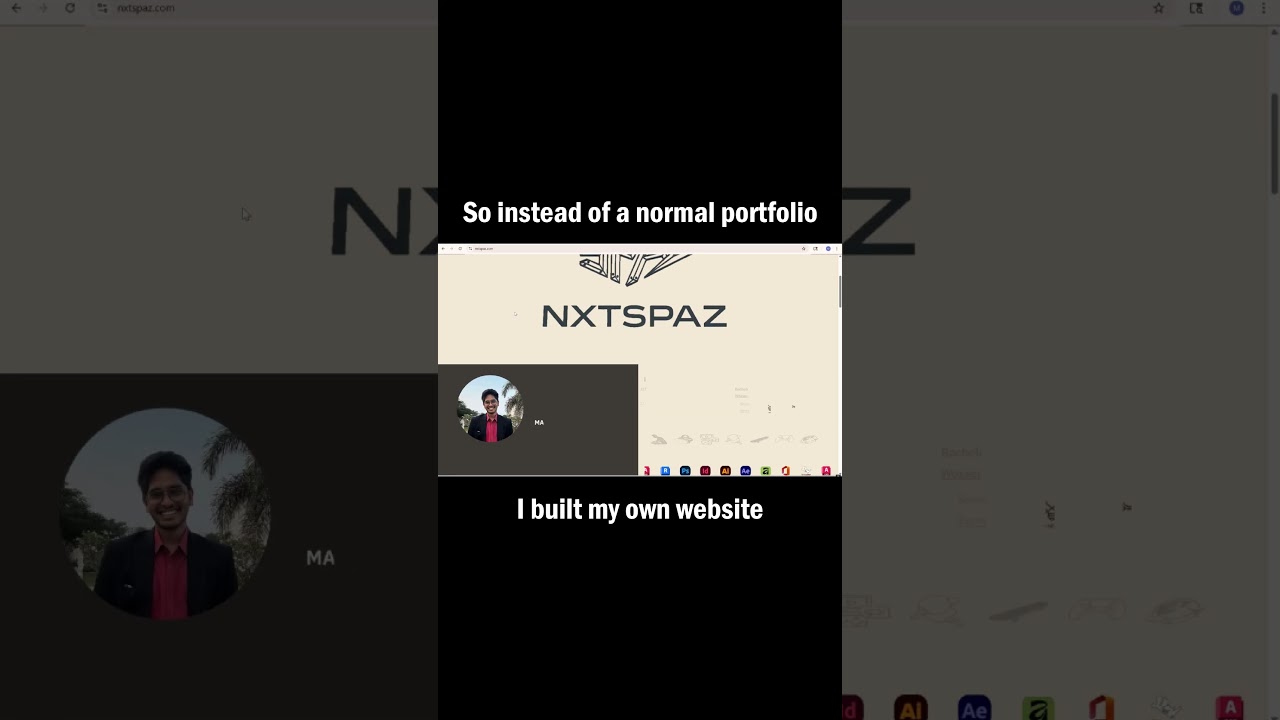 Most arch students send a PDF. I built a whole website | Manan Mantri | Architecture