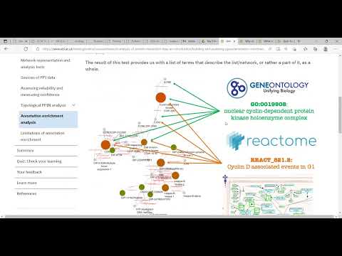 Annotation and Gene Ontology