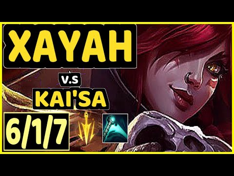 DEFT (XAYAH) vs KAI'SA - 6/1/7 KDA BOTTOM ADC CHALLENGER GAMEPLAY - KR