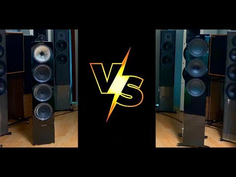 SOUND BATTLE!!! B&W 702 S2 vs KEF R7 (4K HD Audio) And the winner is?