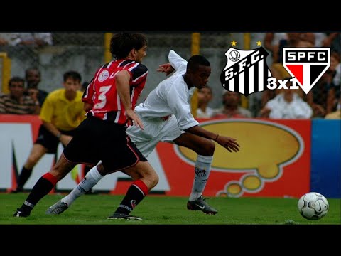 Santos 3 x 1 São Paulo - 24/11/2002 - Jogo de ida das Quartas de Finais - Melhores Momentos