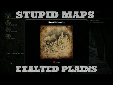Dragon Age: Inquisition - Exalted Plains STUPID MAPS  "Map of Halin'sulahn'