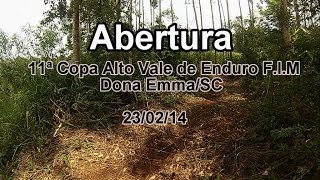 preview picture of video 'Abertura 11ª Copa Alto Vale de Enduro F.I.M. - Dona Emma/SC 23/02/14 Part1'