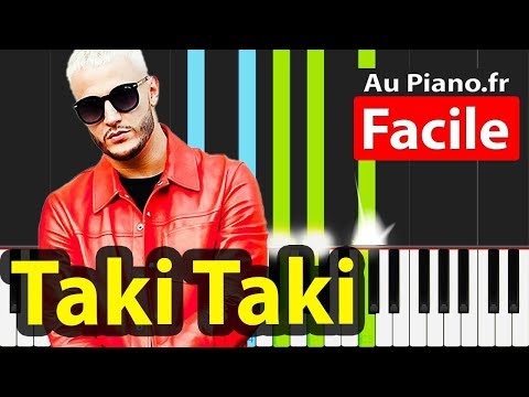 How to Play Taki Taki Piano Tuto FACILE (Selena Gomez and DJ Snake)