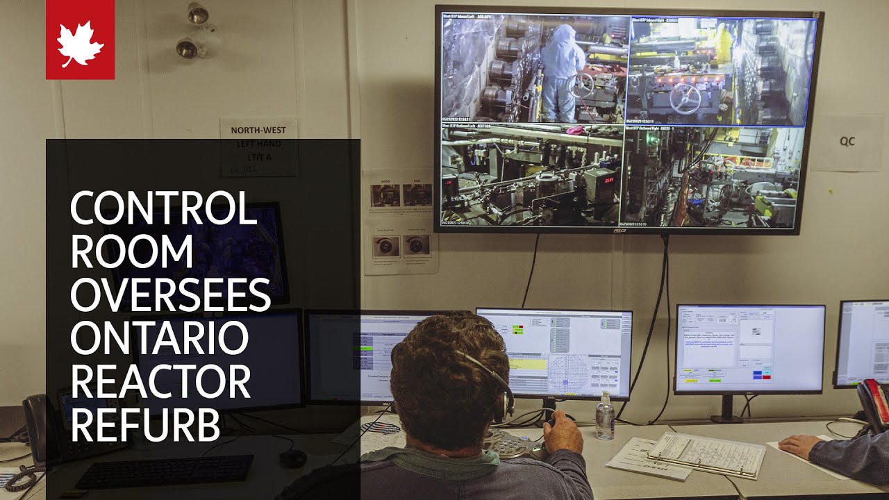 Inside the control room overseeing refurbishment of four of Ontario's nuclear reactors