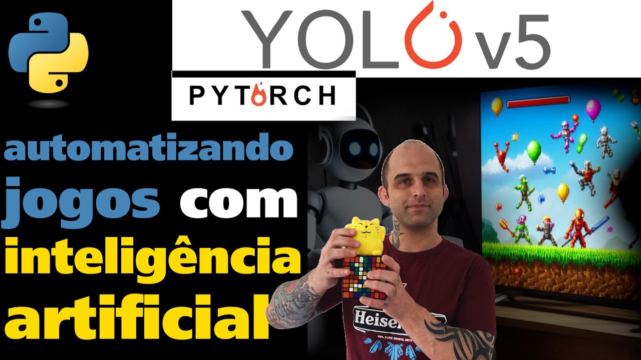 Como automatizar jogos com inteligência artificial? #Python #Pytorch #Yolov5