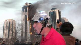 preview picture of video 'Incendie chez Depardieu à Grozny ????'