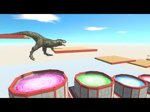 Jump Over Portal - Animal Revolt Battle Simulator