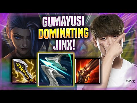 GUMAYUSI DOMINATING WITH JINX! - T1 Gumayusi Plays Jinx ADC vs Jhin! | Preseason 2022