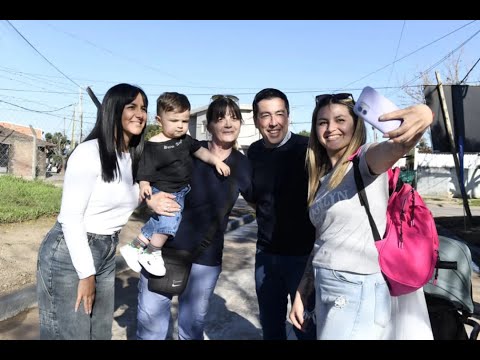 Más sueños cumplidos nuevos pavimentos en Malvinas Argentinas