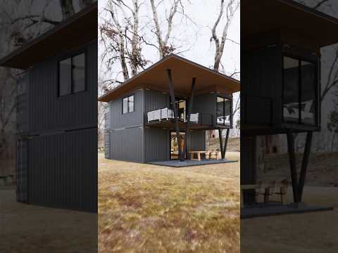 ☝️ Watch slow motion videos ☝️  #containerhomes #shippingcontainerhomes #smallhousedesignidea