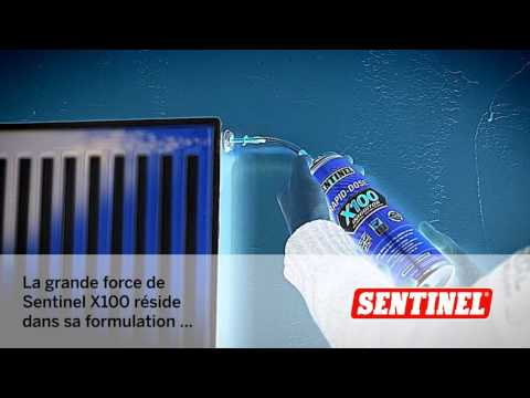 Aérosol inhibiteur de corrosion X100 Rapid-Dose 250 mL pour chauffage central SENTINEL