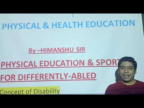 SPORTS AND PHYSICAL EDUCATION FOR DIFFERENTLY ABLED CHILDREN (DIVYANG)