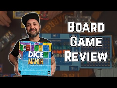 Board Game Review - Dice Manor by Arcane Wonders - First Play Thoughts