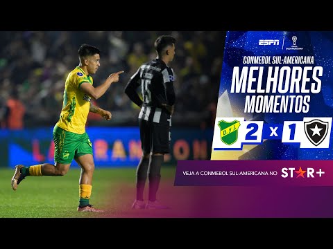 Gols e lances de Defensa y Justicia x Botafogo