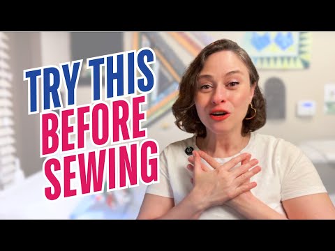 NERVOUS SYSTEM Reset Before Sewing – A Quick Trick to Reduce Stress!
