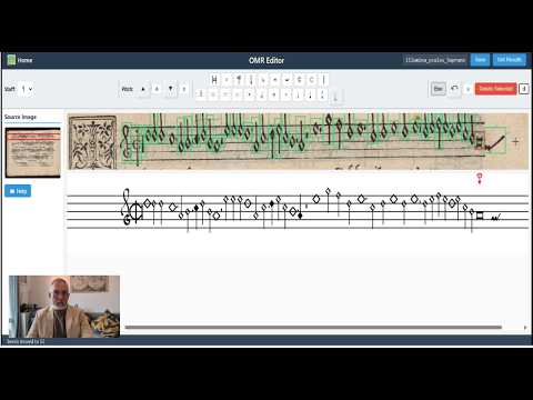 From Facsimile to Score: Automatic Recognition and Transcription of Early Music  (OMR Web App Demo)