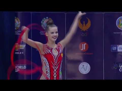 Ekaterina Selezneva - Ribbon Final - WC Tashkent 2018