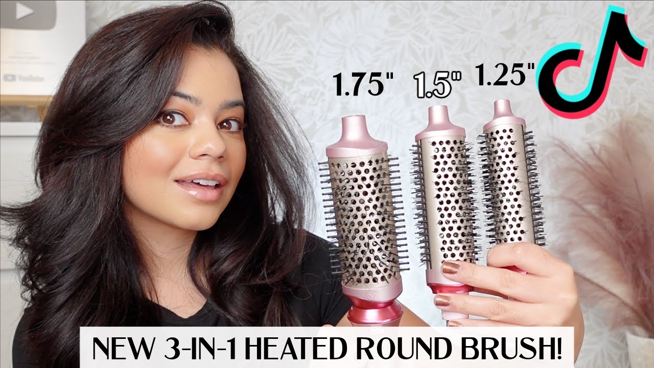 NEW TikTok VIRAL 3-in-1 Wavytalk Heated Round Brush! 😱
