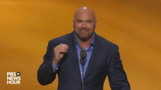 Watch UFC's Dana White speak at Republican National Convention