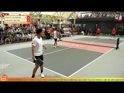 TÙNG HẢI PHÒNG/ TÚ THÁI NGUYÊN 🆚 LINH MUỐI/ ĐẮC TIẾN - Bán kết CUP PICKLEBALL DIAMOND
