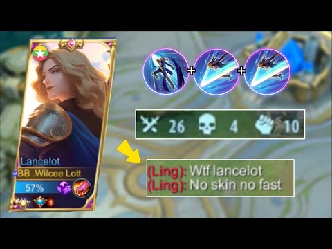 LANCELOT NO SKIN + ROBOTIC FINGERS SUPER SATISFYING COMBO!!