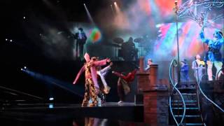 Joel Baker in Cirque du Soleil LOVE