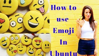 How to use  Emoji smilley in Ubuntu Linux 18.04, Linux mint 19,SUSE.