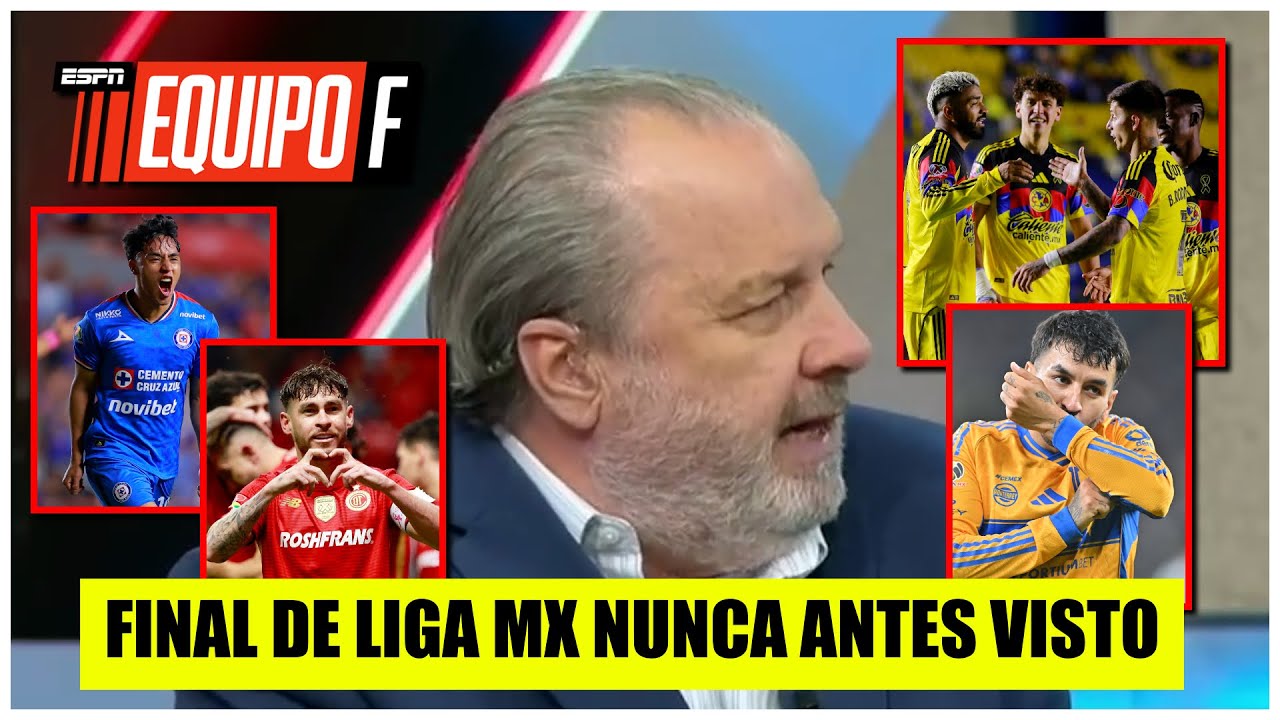 FINAL de LIGA MX ¡DE INFARTO! Cruz Azul, Toluca, América y Tigres van por el LIDERATO | Equipo F