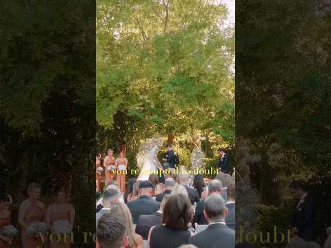 A wedding officiant that gets it. #arizonaweddingvideographer #wedding #weddingceremony #destination