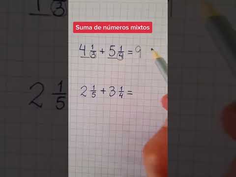 Suma de números mixtos con numerador 1