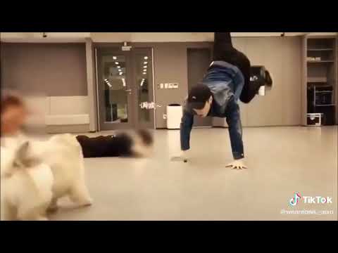 How Yixing play with dogs 😂