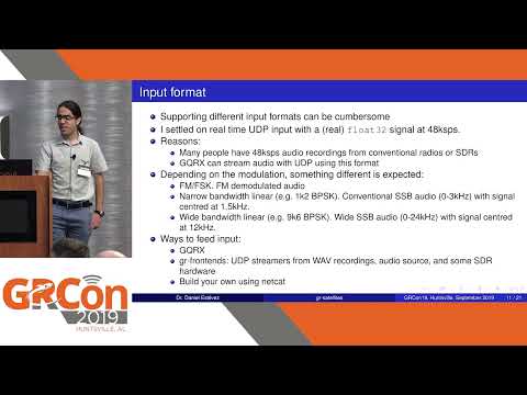 GRCon19 - gr-satellites: a collection of decoders for Amateur satellites by Daniel Estévez